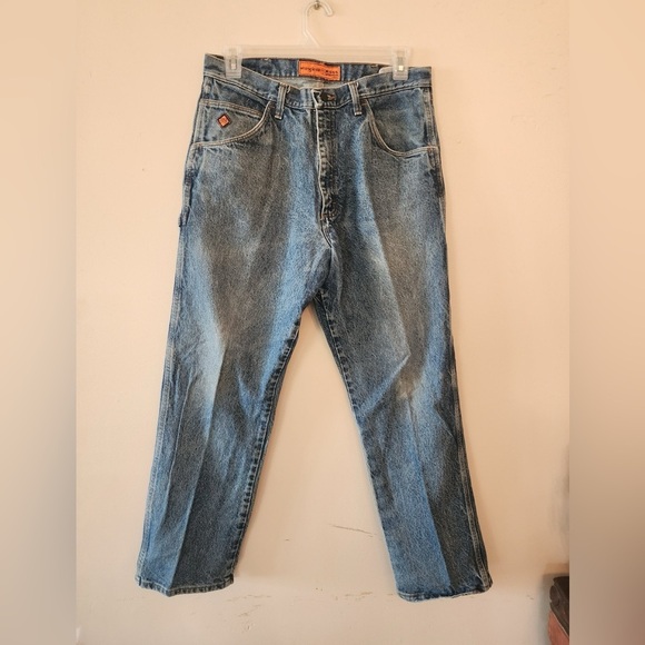 Wrangler Other - Wrangler Jeans FR Flame Resistant Riggs Work Wear Carpenter mens 36x32